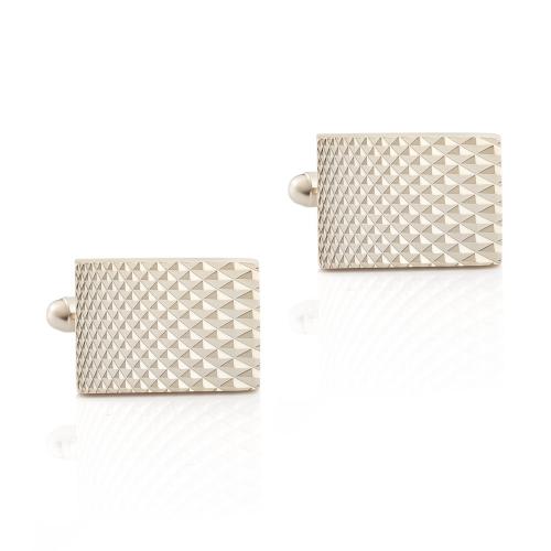 Cufflinks Brass Rectangle gold color plated for man nickel lead & cadmium free Sold By Pair