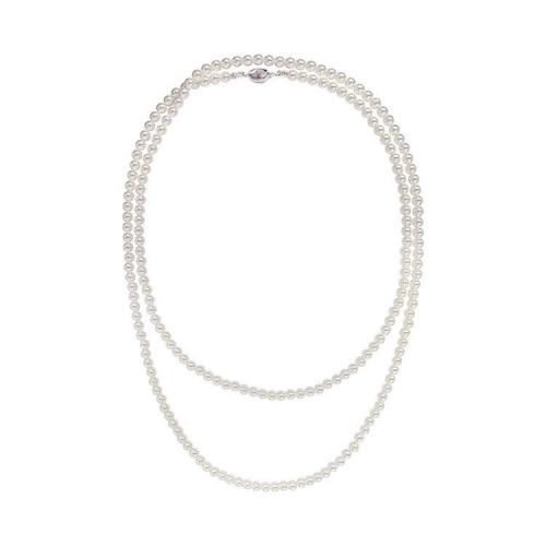 Collier chaîne chandail , perle de verre, bijoux de mode & pour femme, protéger l'environnement, sans nickel, plomb et cadmium, Longueur:Environ 120 cm, Vendu par PC