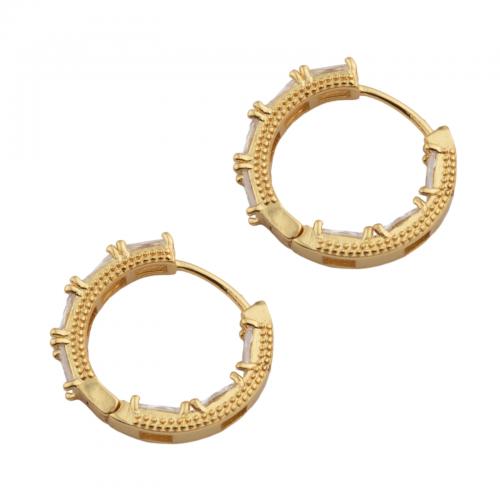 Messing Spring hoop oorbellen, mode sieraden & voor vrouw, gouden, nikkel, lood en cadmium vrij, 20.50x3.50mm, Verkocht door pair