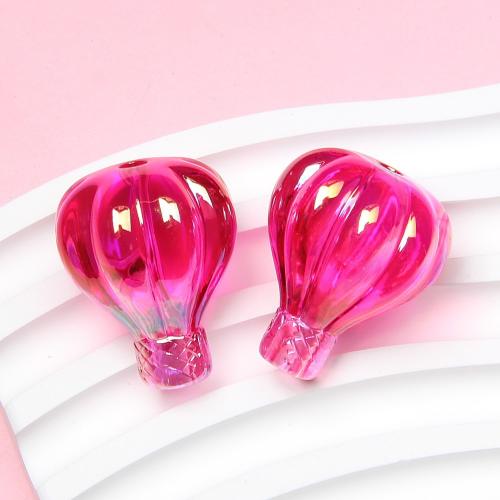 Akril ékszerek gyöngyök, Hot Balloon, DIY, több színt a választás, 25x30mm, Kb 50PC-k/Bag, Által értékesített Bag