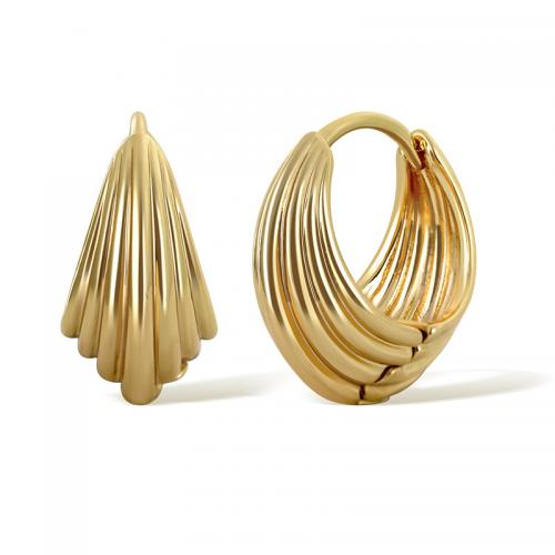 Brass Leverback Earring plated for woman golden Sold By Pair