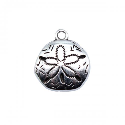Tibetan Style Pendants, antique silver color plated, fashion jewelry & DIY, 18x16mm, Sold By PC