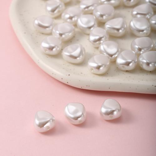 ABS Plastic Beads, ABS Plastic Pearl, Baroque, DIY, 10x11mm, Sold By PC