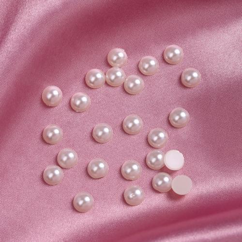 Jewelry Accessories, ABS Plastic Pearl, Round, DIY & different size for choice, Approx 1000G/Lot, Sold By Lot