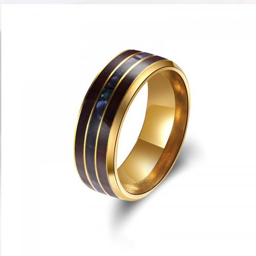 Prst prsten z nerezové oceli, 304 Stainless Steel, módní šperky & různé velikosti pro výběr & pro muže, více barev na výběr, nikl, olovo a kadmium zdarma, Prodáno By PC