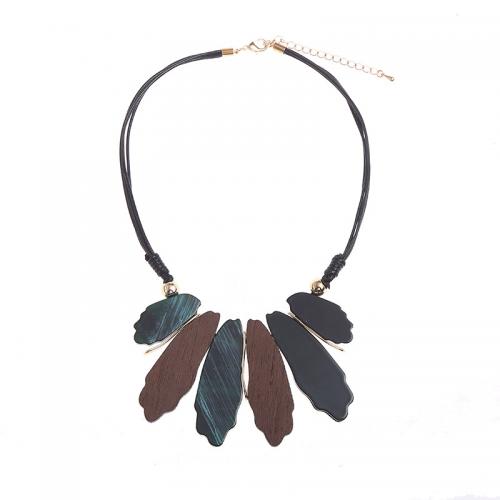 Resin Necklace, fashion jewelry & for woman, more colors for choice, Length:Approx 48 cm, Sold By PC