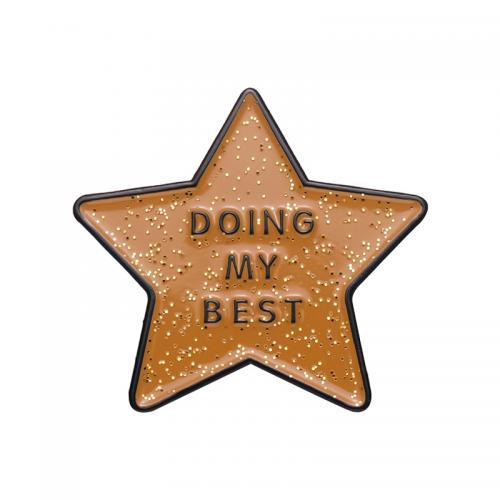 Zinc Alloy Brooches Star stoving varnish Unisex nickel lead & cadmium free Approx Sold By Lot