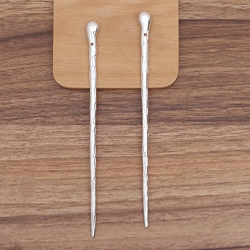 Hair Stick Findings, Tibetan Style, plated, DIY & for woman, more colors for choice, nickel, lead & cadmium free, 172mm, Approx 100PCs/Bag, Sold By Bag