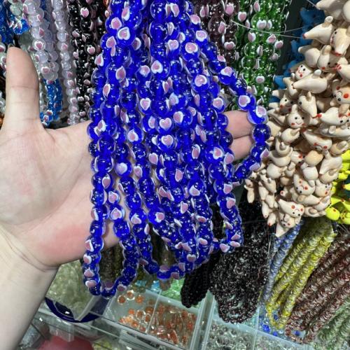 Perles murano faites à la main , chalumeau, Rond, DIY, plus de couleurs à choisir, 10mm, 50PC/sac, Vendu par sac