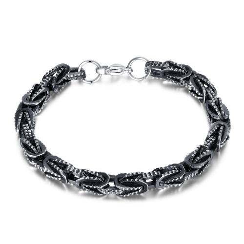 Stainless Steel Jewelry Bracelet, 304 Stainless Steel, polished, fashion jewelry & for man, more colors for choice, nickel, lead & cadmium free, wide:8mm, Length:Approx 220 mm, Sold By PC