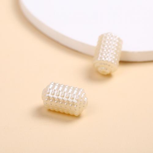 ABS Plastic Beads, Column, DIY, 9x16mm, Approx 1000G/Lot, Sold By Lot