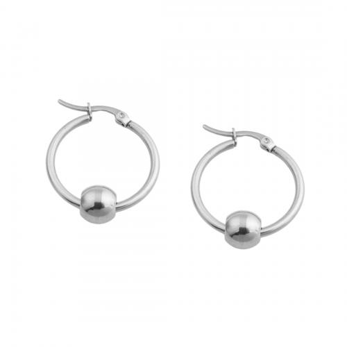 Stainless Steel Lever Back Earring, 304 Stainless Steel, fashion jewelry & for woman, original color, 28.50x8mm, Sold By Pair
