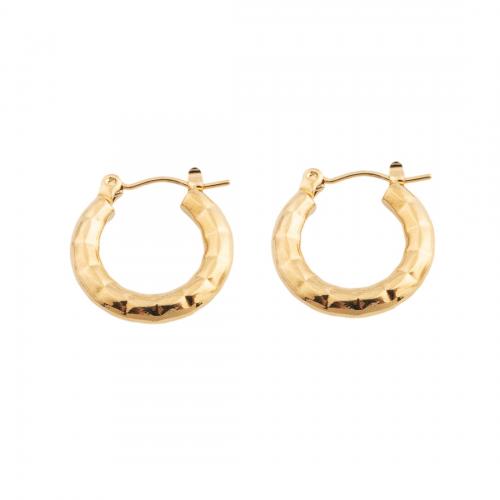 Acier inoxydable Levier Retour Earring, Acier inoxydable 304, bijoux de mode & pour femme, doré, 21x3mm, Vendu par paire