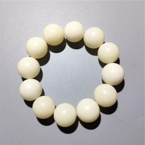 Wrist Mala, Bodhi, Round, fashion jewelry & Unisex & different size for choice, white, Length:Approx 18 cm, Sold By PC