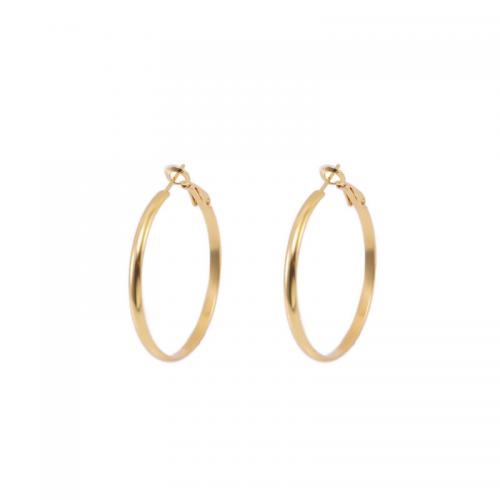 Stainless Steel Hoop Earring 304 Stainless Steel plated & for woman Sold By Pair