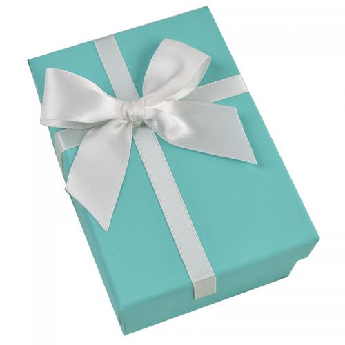 Jewelry Gift Box Paper multifunctional  blue Sold By PC