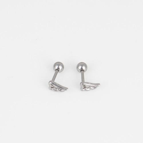 Stainless Steel Belly Ring 316 Stainless Steel Wing Shape fashion jewelry & Unisex & hollow original color nickel lead & cadmium free Sold By Bag