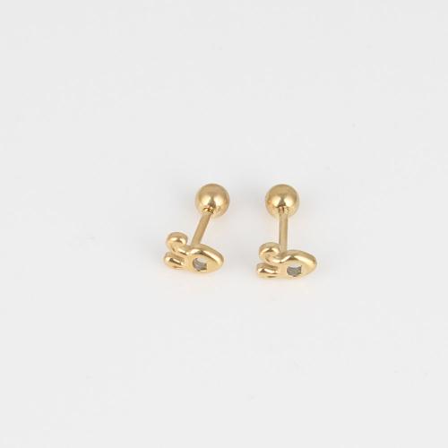 Stainless Steel Belly Ring 316 Stainless Steel Square Vacuum Ion Plating fashion jewelry & Unisex golden nickel lead & cadmium free Sold By Bag