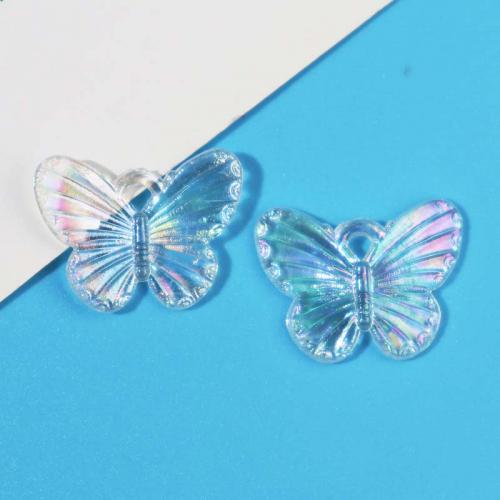 Mobile Phone DIY Decoration Resin Butterfly gradient color Sold By PC