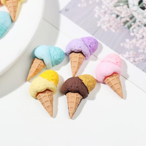 Mobile Phone DIY Decoration, Resin, Ice Cream, more colors for choice, 20x28mm, Sold By PC