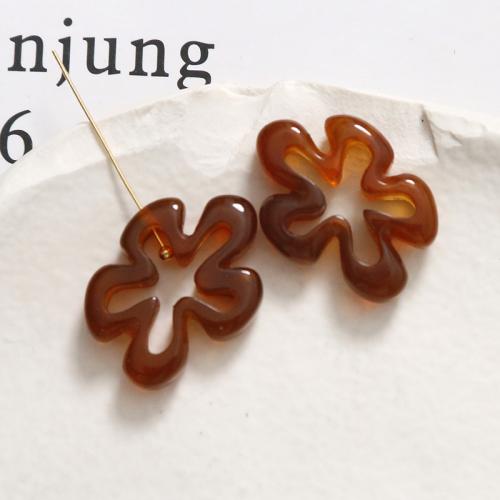 Resin Jewelry Findings Flower DIY Sold By PC
