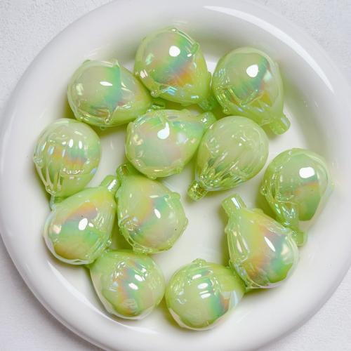 Plated Acrylic Beads Hot Balloon DIY 25mm Sold By PC