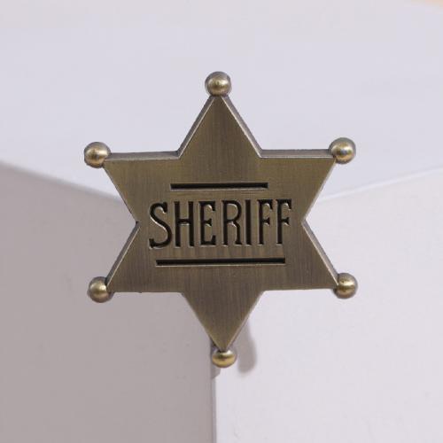 Zinc Alloy Brooches Hexagram stoving varnish Unisex nickel lead & cadmium free Approx Sold By Lot