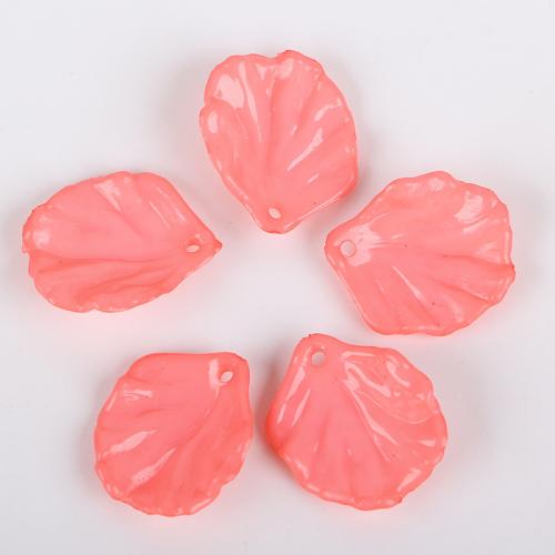 Acrylic Pendants, petals, DIY & different size for choice, more colors for choice, Sold By Bag
