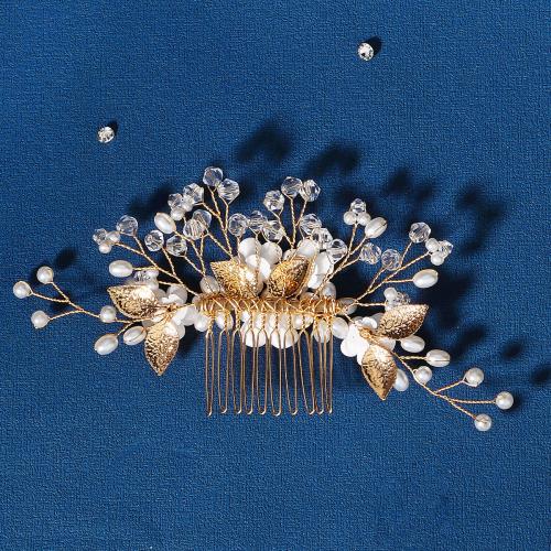 Decorative Hair Combs Iron with Plastic fashion jewelry & for woman nickel lead & cadmium free Sold By PC