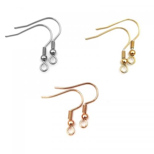 Stainless Steel Hook Earwire 304 Stainless Steel Galvanic plating fashion jewelry & DIY & Unisex 20mm Sold By Bag