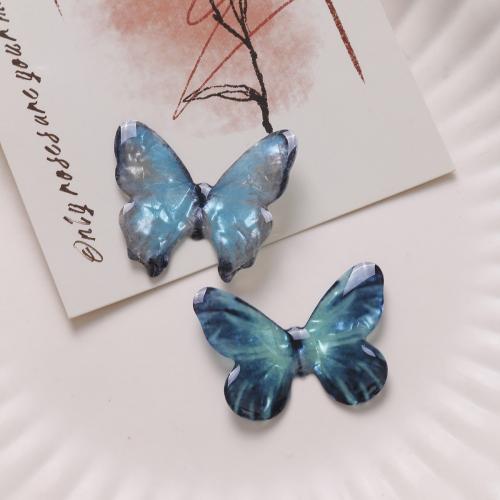 DIY Jewelry Supplies, Resin, Butterfly, enamel, more colors for choice, 46x42mm, Sold By PC
