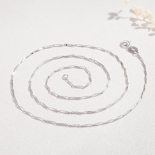 925 Sterling Silver Necklaces fashion jewelry & for woman nickel lead & cadmium free Length Approx 60 cm Sold By PC
