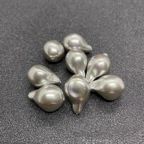 Perles en plastique ABS, Plastique ABS perle, Baroque, DIY, plus de couleurs à choisir, 12x20mm, Environ 100PC/sac, Vendu par sac