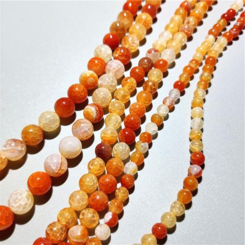 Agate Beads Round DIY Sold Per Approx 38 cm Strand