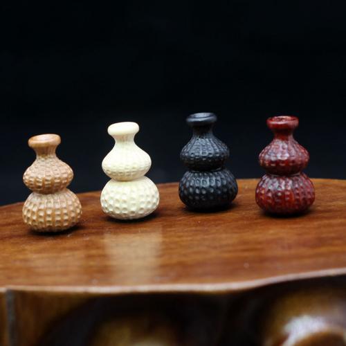Wood Beads, Calabash, Carved, DIY & different materials for choice, more colors for choice, 24x14mm, Sold By PC