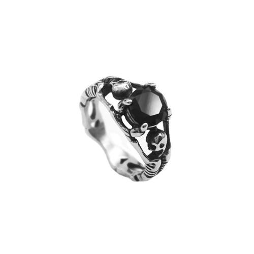Rhinestone нержавеющей стали палец кольцо, Нержавеющая сталь 304, с Кристаллы, ювелирные изделия моды & разный размер для выбора & Мужский & со стразами, Много цветов для выбора, не содержит никель, свинец, продается PC