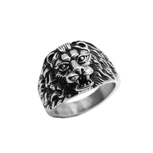 Палец кольцо из нержавеющей стали, Нержавеющая сталь 304, ювелирные изделия моды & разный размер для выбора & Мужский, оригинальный цвет, не содержит никель, свинец, продается PC