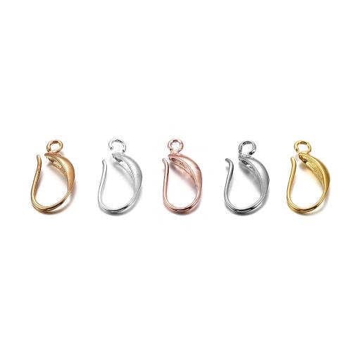 Brass Hook Earwire, DIY, more colors for choice, nickel, lead & cadmium free, 17x8mm, 12PCs/Lot, Sold By Lot