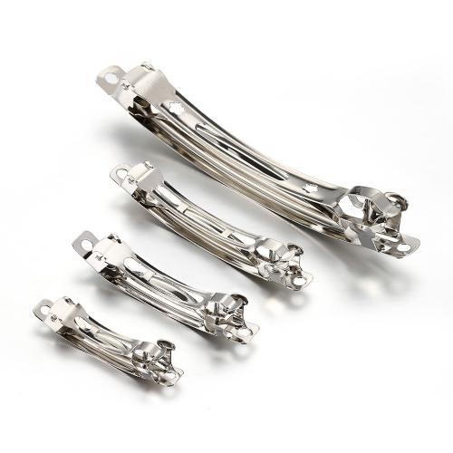 Hair Clip Findings, Iron, DIY & different size for choice, nickel, lead & cadmium free, 10PCs/Bag, Sold By Bag