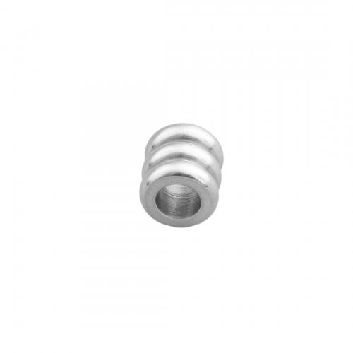 Spojnice od nehrđajućeg čelika perle, 304 nehrđajućeg čelika, uglađen, možete DIY, izvorna boja, 6x6mm, Rupa:Približno 3mm, Prodano By PC