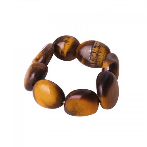 Natural Gemstone Finger Ring Tiger Eye Adjustable & fashion jewelry & for woman US Ring Sold By PC