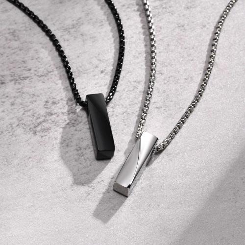 Stainless Steel smycken halsband, 304 rostfritt stål, olika längd för val & olika stilar för val & för människan, fler färger för val, 21.50x6mm, Säljs av PC