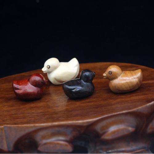 Деревянные браслеты, деревянный, Утка, резной, DIY & различные материалы для выбора, Много цветов для выбора, 25x17x18mm, продается PC