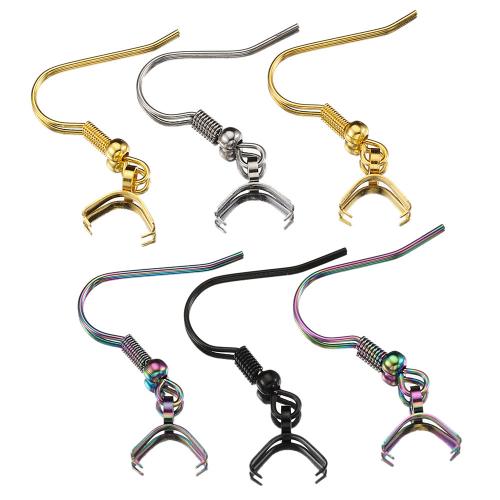Stainless Steel Hook Earwire, 304 Stainless Steel, DIY, more colors for choice, nickel, lead & cadmium free, 10PCs/Bag, Sold By Bag
