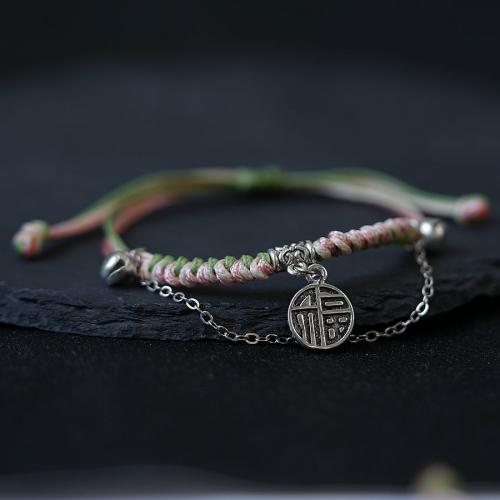 Couple Bracelet and Bangle, Tibetan Style, with Wax Cord, handmade, fashion jewelry & Unisex & different styles for choice, nickel, lead & cadmium free, Length:Approx 15-20 cm, Sold By PC