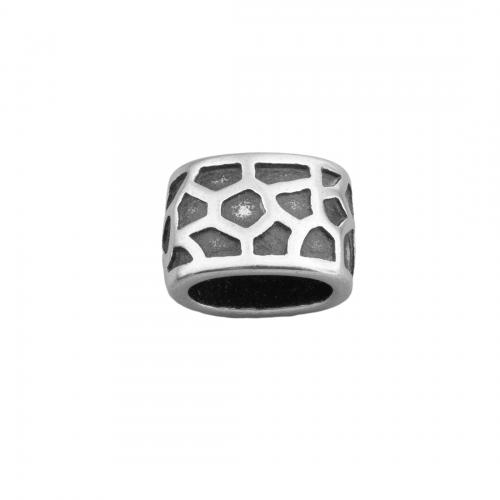 Stainless Steel Large Hole Beads, 304 Stainless Steel, polished, DIY, 11.50x16.50mm, Hole:Approx 6*12mm, Sold By PC