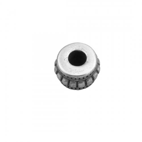 Edelstahl-Perlen mit großem Loch, 304 Edelstahl, poliert, DIY, 12x12mm, Bohrung:ca. 4.5mm, verkauft von PC