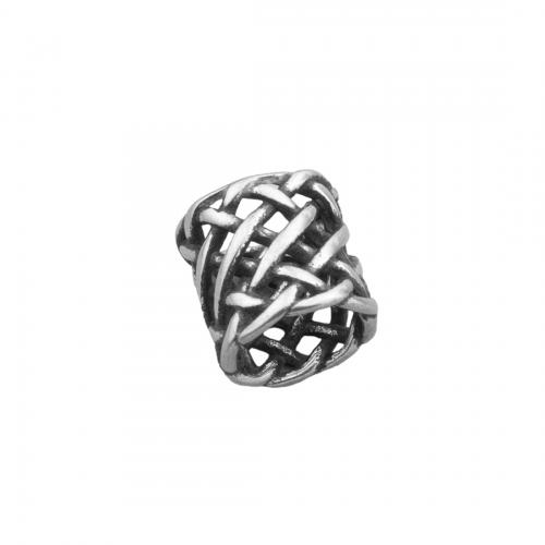 Stainless Steel Large Hole Beads, 304 Stainless Steel, polished, DIY & hollow, 11x11mm, Hole:Approx 8.5mm, Sold By PC