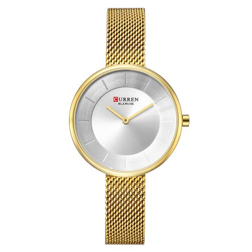 Women Wrist Watch, Glass, with 201 Stainless Steel, Life water resistant & fashion jewelry & japanese movement & for woman, more colors for choice, Length:Approx 22 cm, Sold By PC