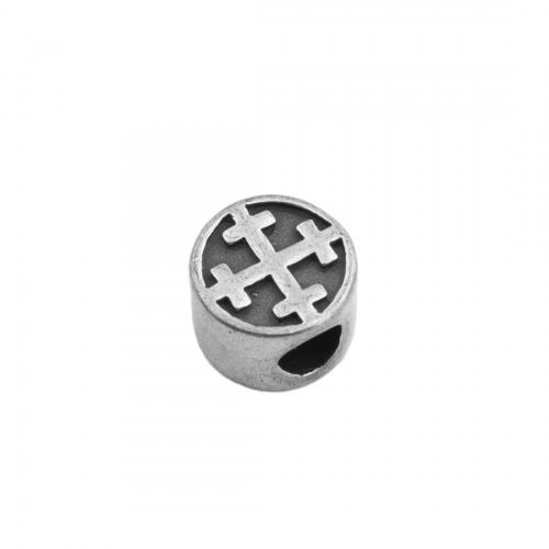 Stainless Steel Large Hole Beads, 304 Stainless Steel, polished, DIY, 11x11mm, Hole:Approx 4.5mm, Sold By PC